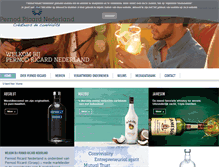 Tablet Screenshot of pernod-ricard-nederland.com